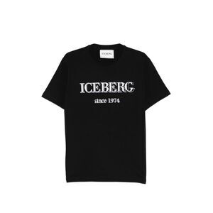 Iceberg Black T-Shirts & Vests - T-Shirts Men